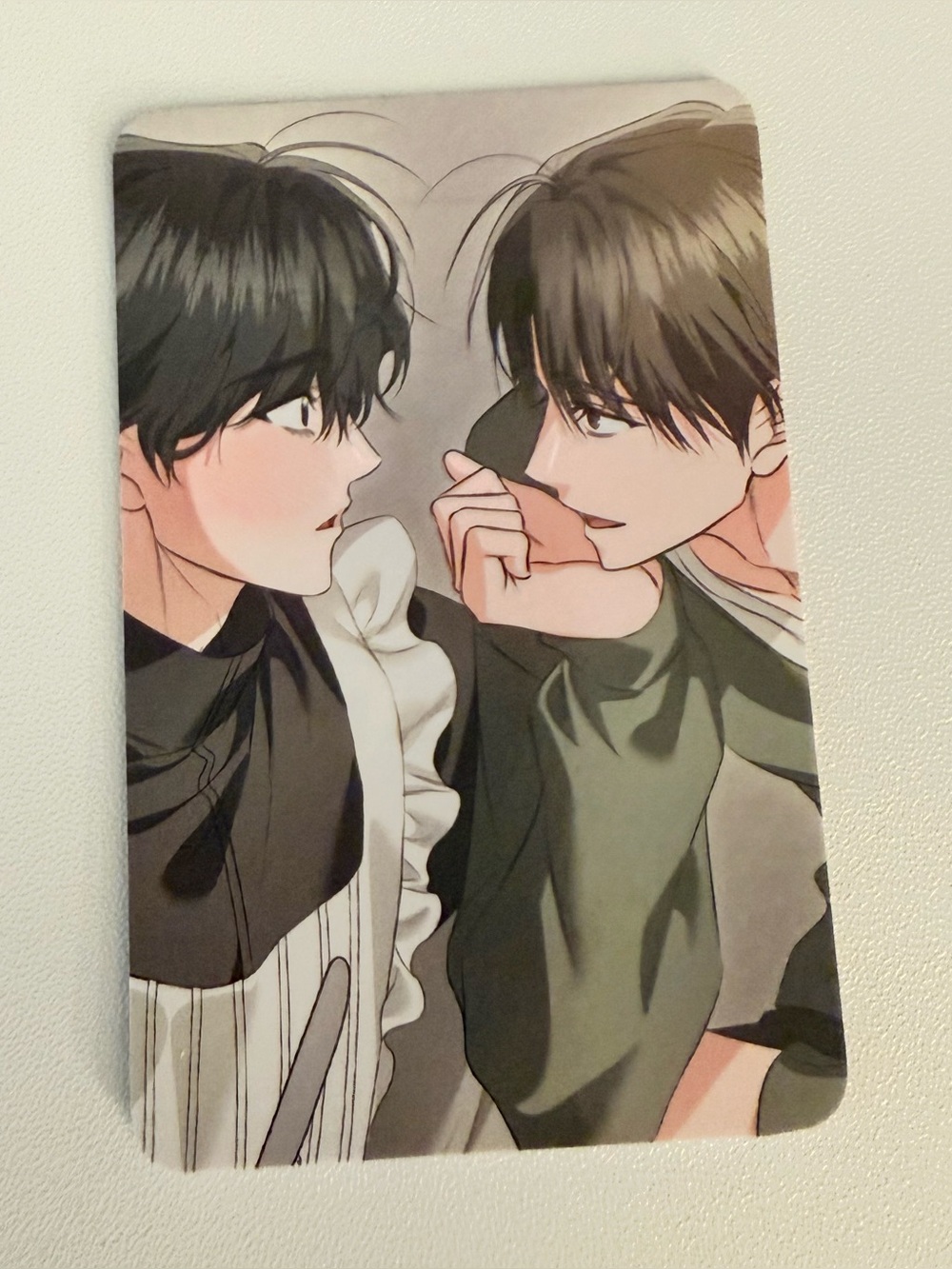 Bl manhwa yaoi official collectible photo card hit me hard